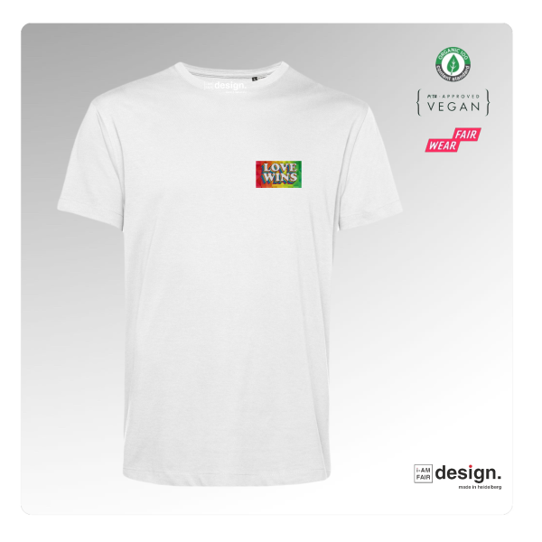 Bio-T-shirt  love wins  Angebot – Bild 3