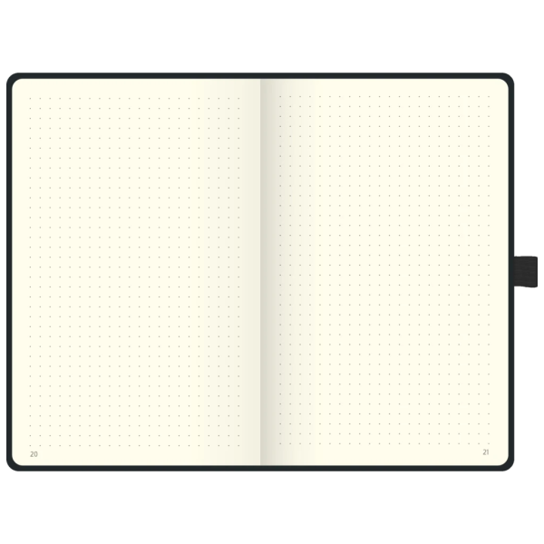 Notizbuch Kompagnon Metallic | A5, punktiert, Gummizugverschluss, goldfarben Online-Schn?ppchen – Bild 3