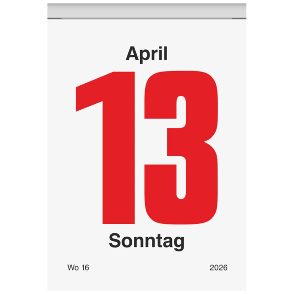 Abreißkalender 2026 Nr. 4 | 65×98 mm Online-Schn?ppchen – Bild 2