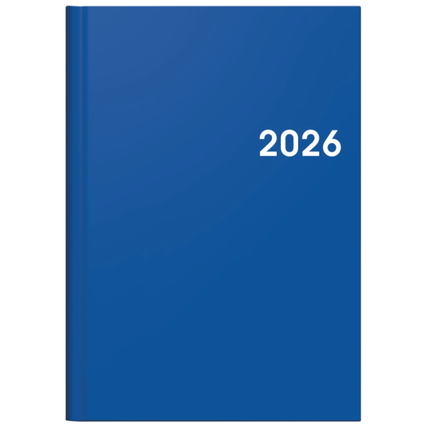Buchkalender Mod. 796 2026 | A5, Kunststoff, blau Rabatt
