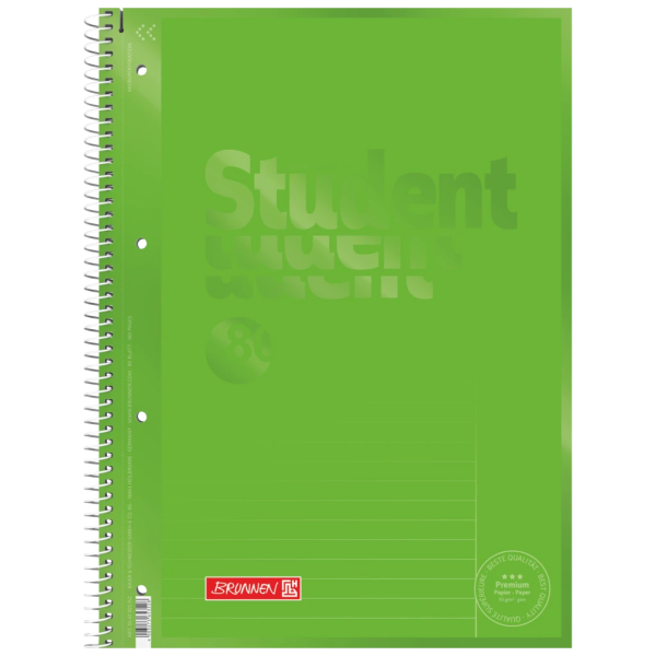 Collegeblock Premium Student Colour Code | A4, Lineatur 25, 80 Blatt, kiwi Jetzt online