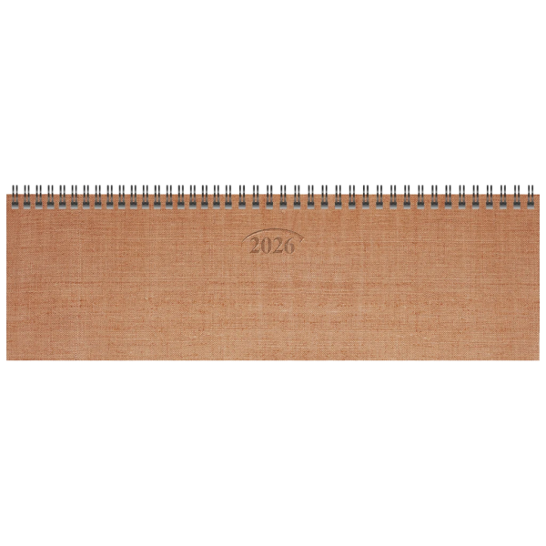 Querterminbuch Mod. 771 2026 | 326×102 mm, Karton, kupferfarben Verkauf